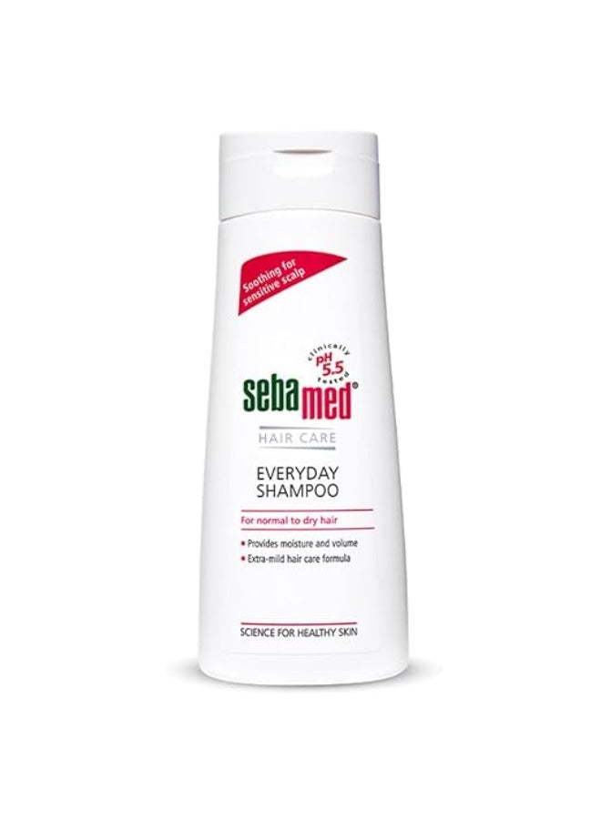 SebaMed Everyday Shampoo 200 Ml|Ph 5.5|Normal To Dry Hair| Mild|Gives Moisture & Volume |Phthalates & Sls And Parabens Free |Unisex For Dry Scalp Toxin Free | Clinically Proven | Toxin Free - Image 1